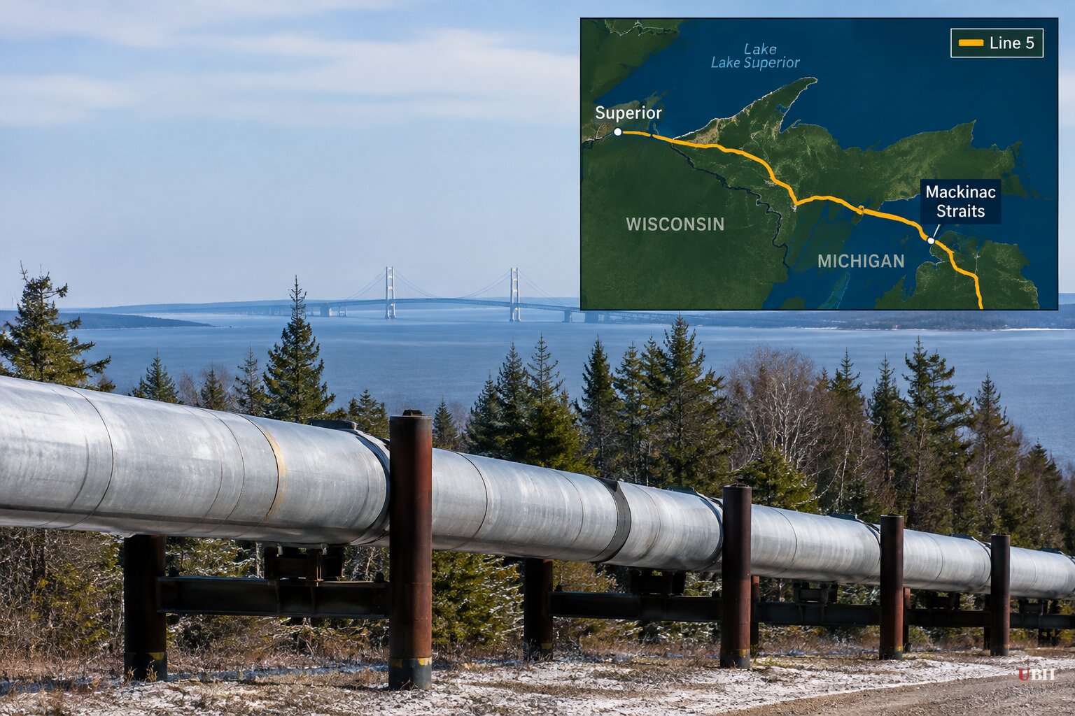 Enbridge Puts $15.1 Million Price Tag on Wisconsin Pipeline Spill as Michigan Fight Over Line 5 Escalates