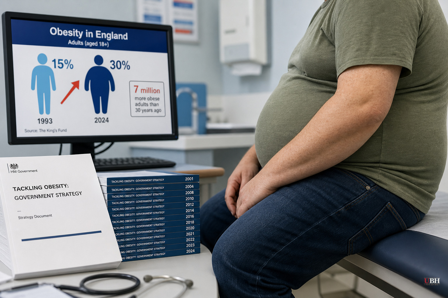 England's Adult Obesity Rate Doubled Since 1993, Despite 14 Government Strategies