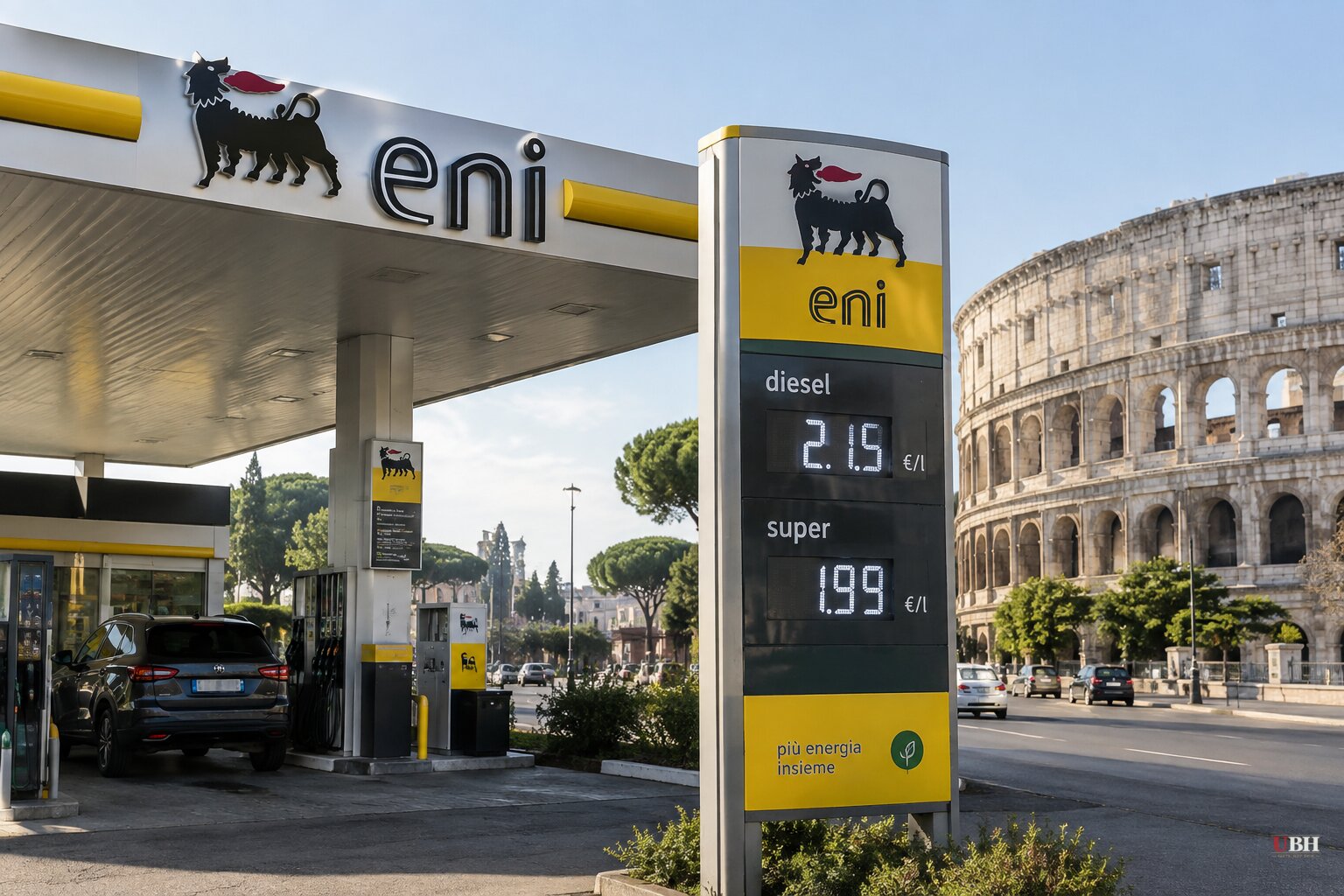 Eni Caps Fuel Prices in Italy Today as Rome Quietly Halves Its Own Diesel Tax Break