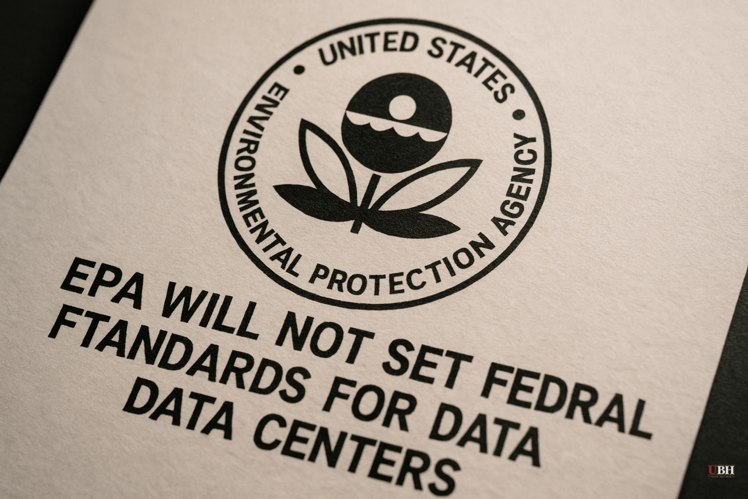 EPA Will Not Set Federal Standards for Data Centers, Zeldin Confirms. States Are on Their Own.
