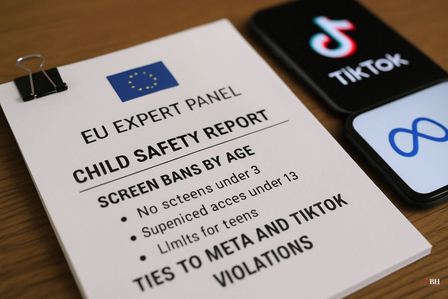 EU Expert Panel's Child Safety Report Details Screen Bans by Age, Ties to Meta and TikTok Violations Already Found