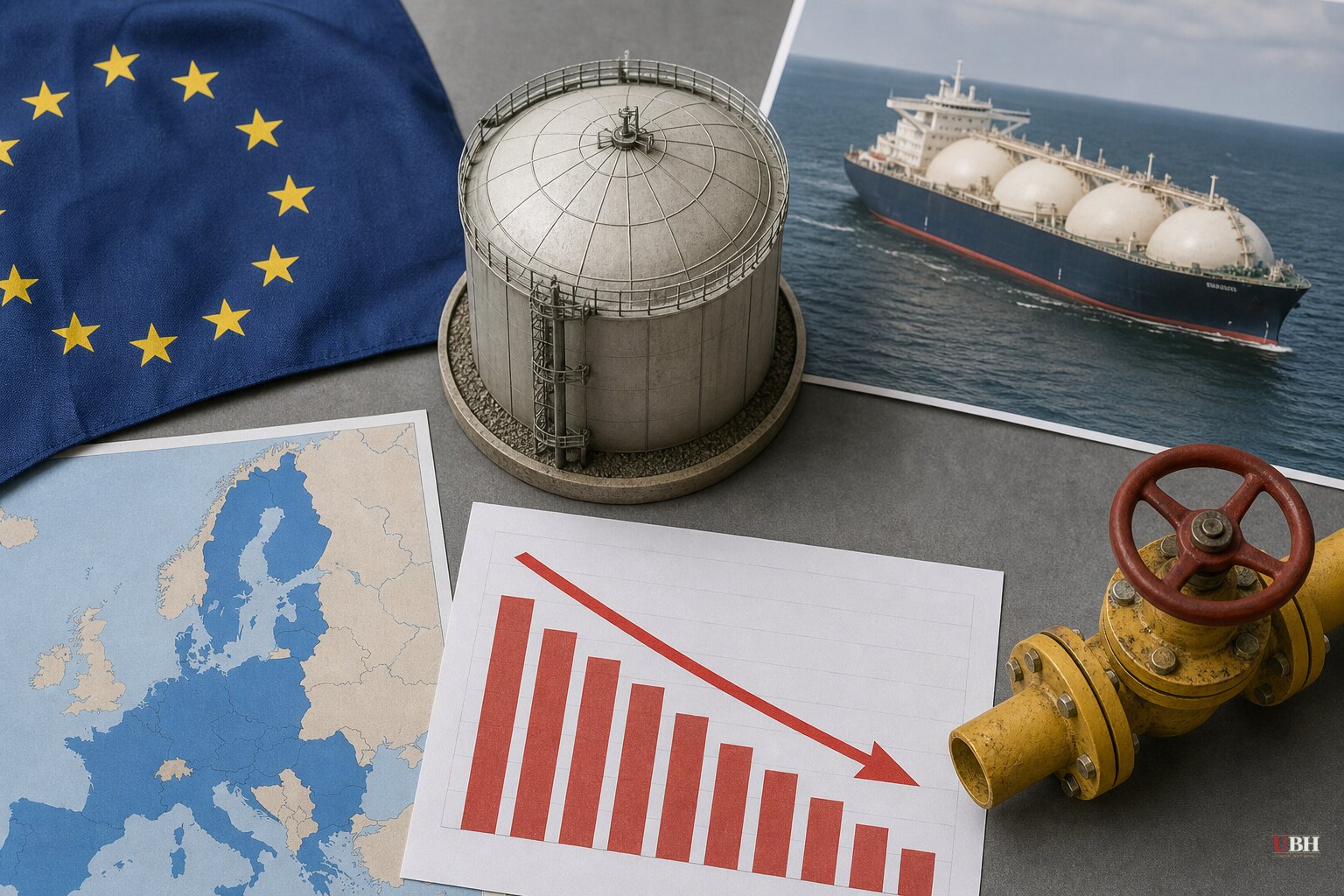 EU Gas Storage Falls to 65% Full, Lowest Since Records Began in 2011, as Qatar's LNG Exports Collapse 96%