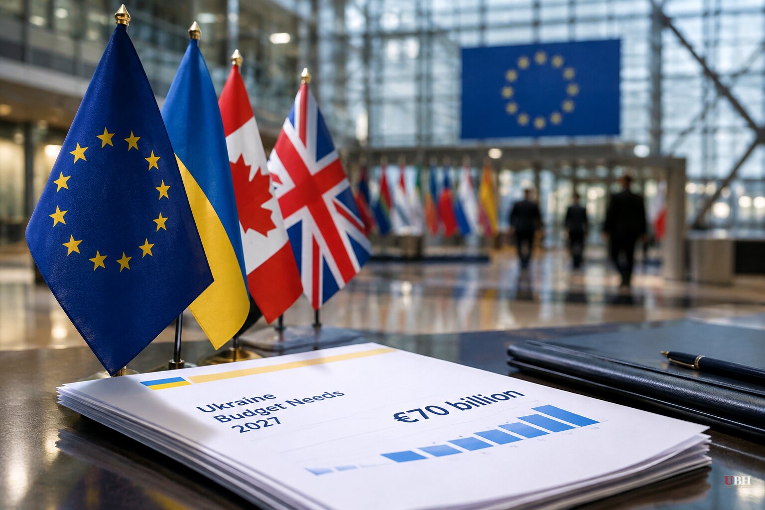 EU Presses Canada and UK for More Ukraine Money as 2027 Funding Gap Hits €70 Billion