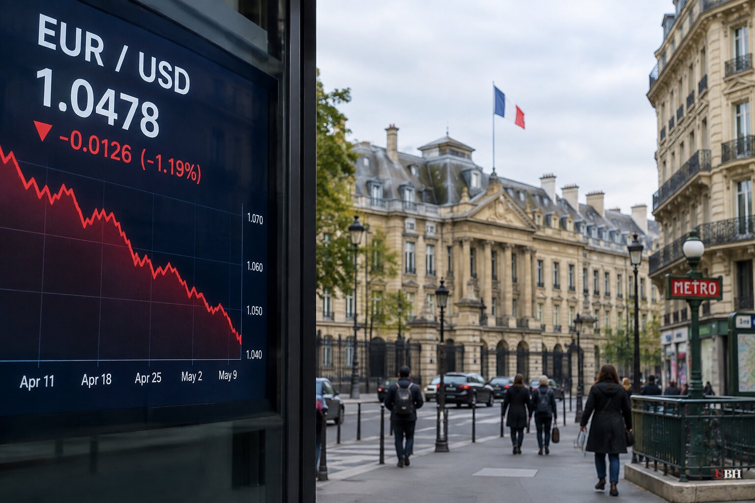 Euro Hits 17-Month Low as France's Bond Yields Spike to 24-Year High Over 2027 Budget Fight
