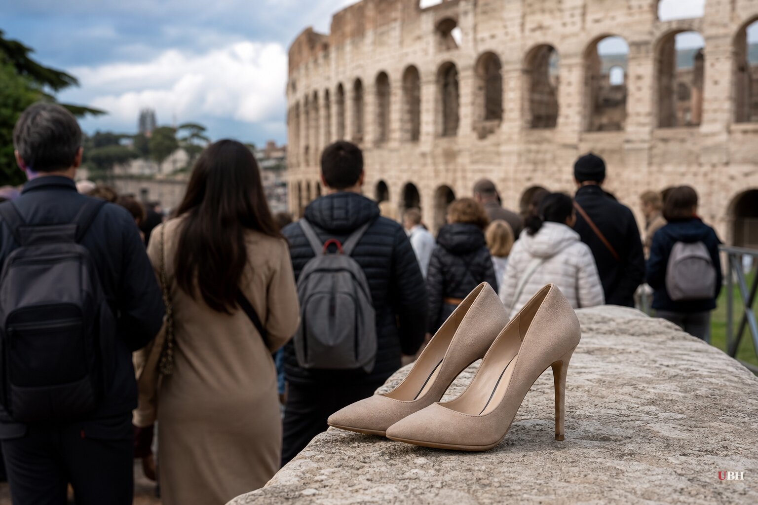 European Destinations Fine Tourists for High Heels at Ruins, Lingering Too Long at Photo Spots