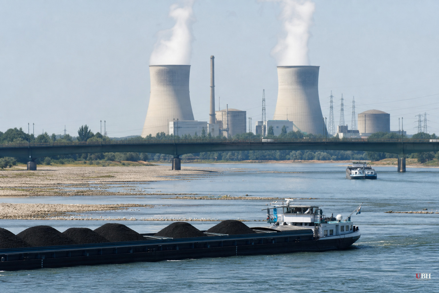 Europe's Heatwave Cuts French Nuclear Output and Chokes Rhine Shipping as Hormuz Crisis Drives Up Costs