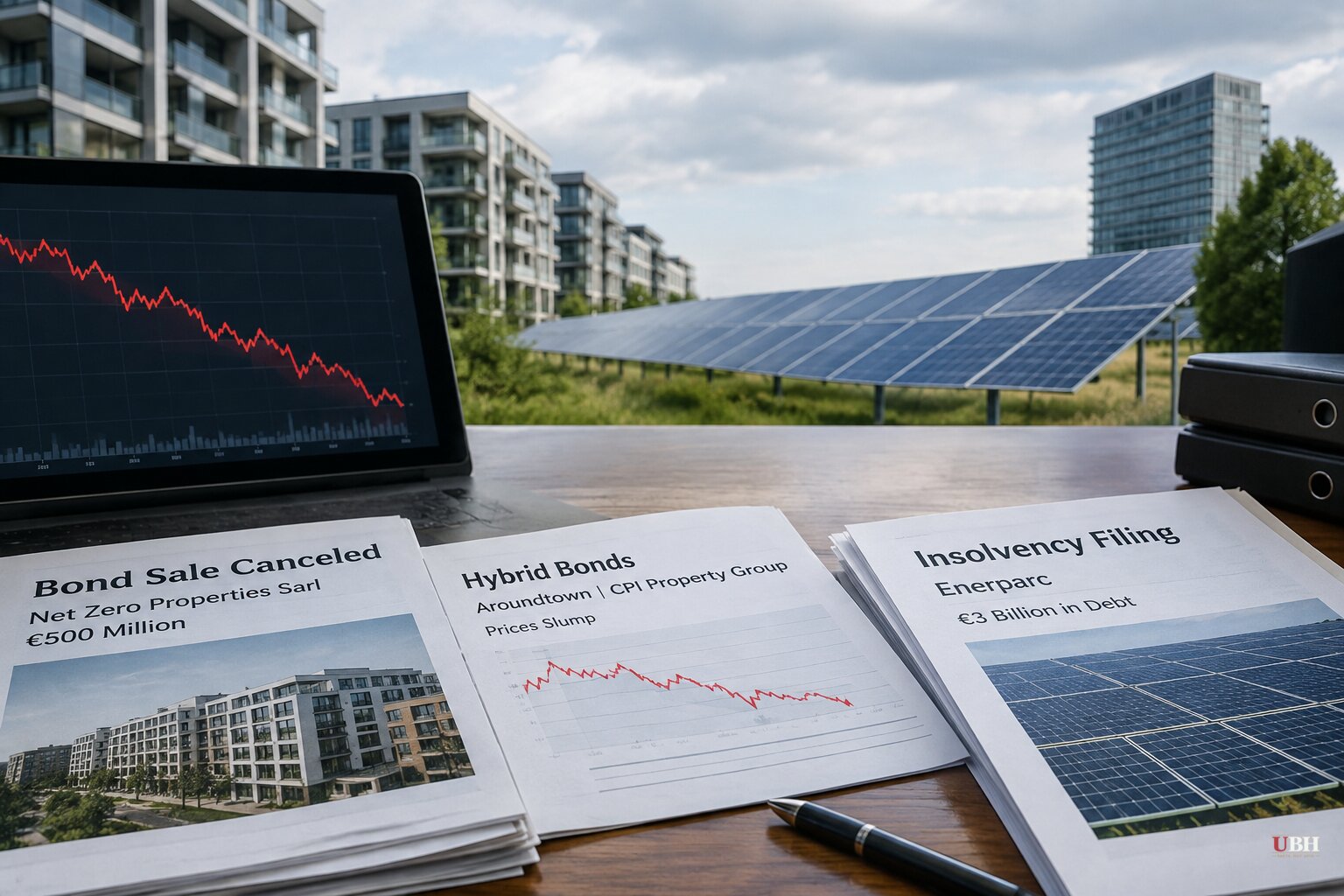 Europe's Property Debt Cracks Widen: A Bond Deal Pulled, a Solar Giant Goes Bust, and Landlords Keep Disappearing