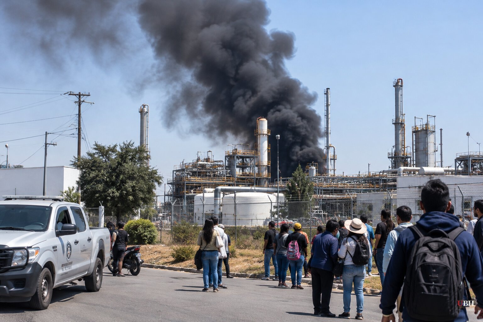 Explosive fire at chemical plant in León, Mexico forces hundreds from nearby homes