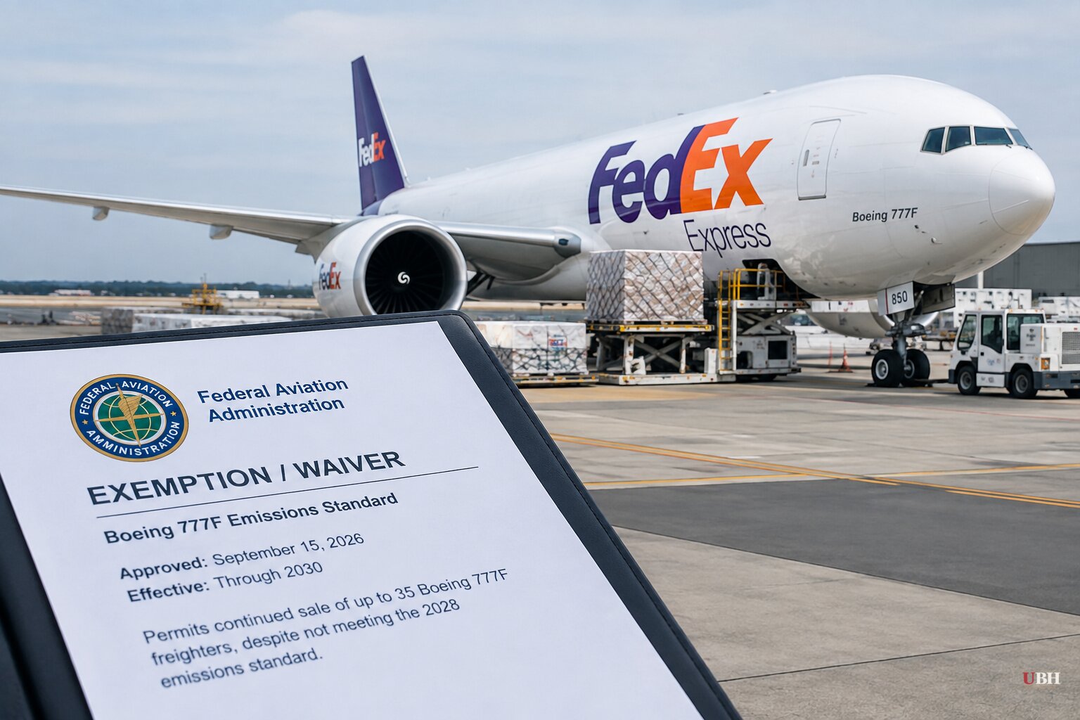 FAA Grants Boeing a Three-Year Waiver to Keep Selling 777F Freighters Past the 2028 Emissions Cutoff