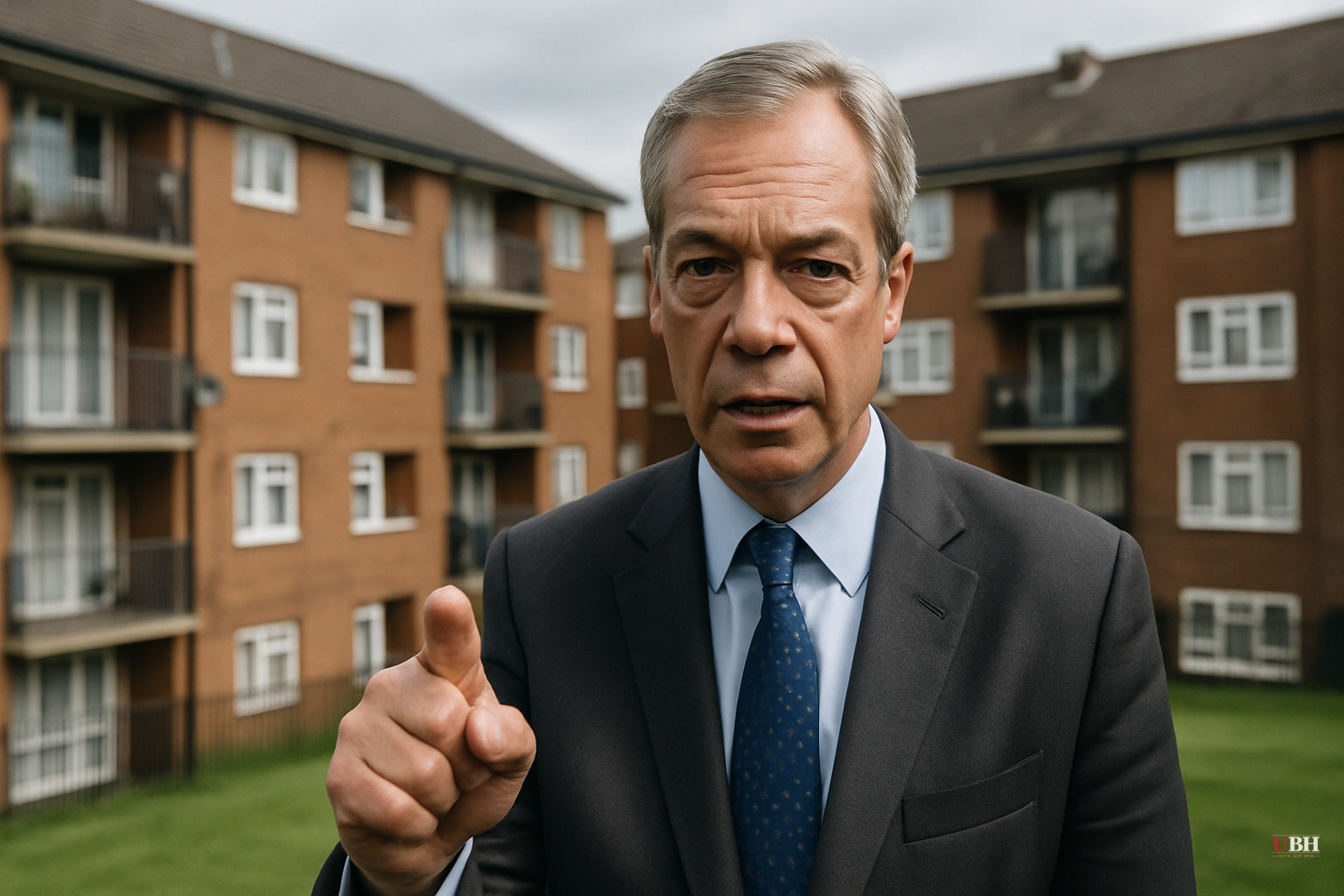 Farage Proposes Banning All Foreign Nationals from Social Housing, With 90-Day Deadline and Deportation Threat