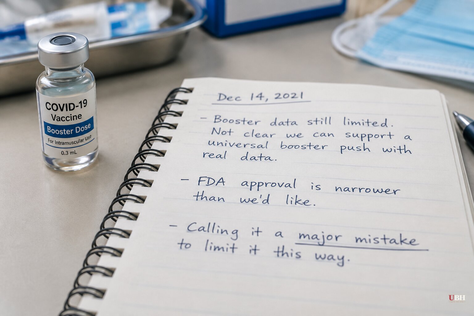 Fauci's 2021 Diary Shows He Doubted Booster Data, Then Called FDA's Narrower Approval 'A Major Mistake'