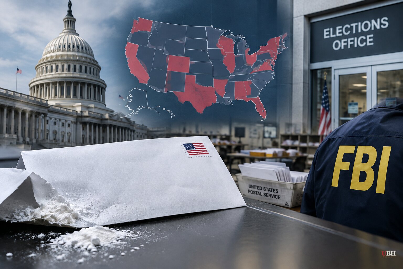 FBI Investigating White Powder Letters to Lawmakers and Election Offices Nationwide; Early Tests Show No Hazardous Material