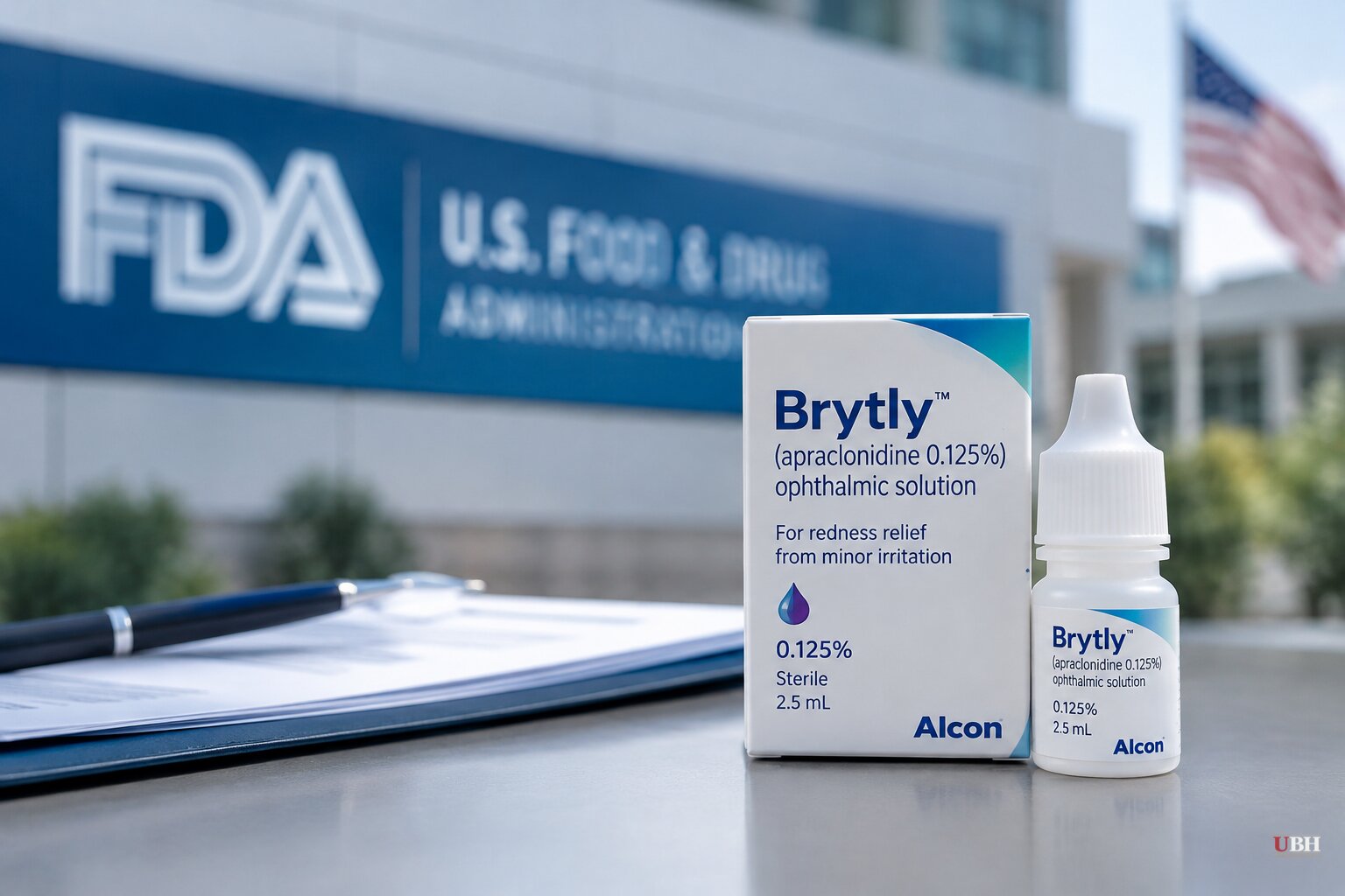 FDA Approves Alcon's Brytly, First Over-the-Counter Apraclonidine Eye Drop for Redness