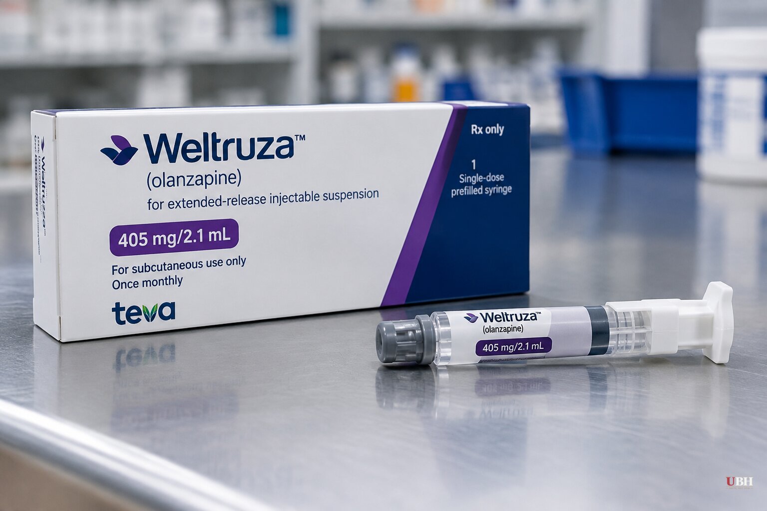 FDA Approves Teva's Weltruza, a Once-Monthly Olanzapine Injection for Schizophrenia