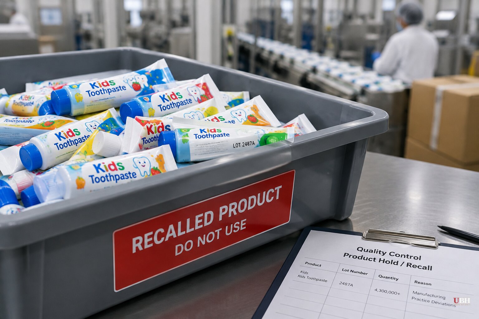 FDA Classifies Recall of 4.3 Million Toothpaste Tubes, Including Kids' Brands, as Class II