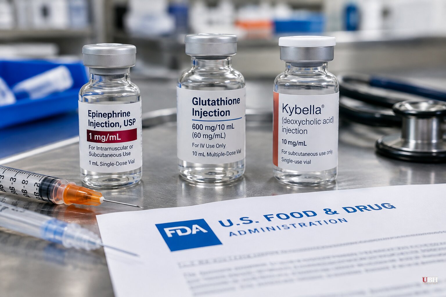 FDA Flags Three Separate Injectable Risks This Month: Epinephrine, Compounded Glutathione, and Kybella