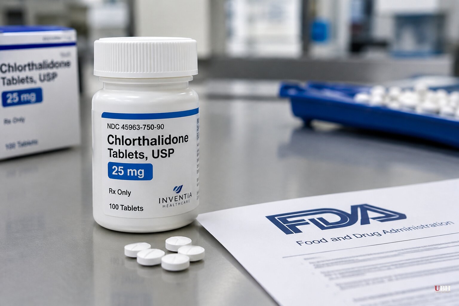 FDA Recalls 13,567 Bottles of Blood Pressure Drug Chlorthalidone Over Failed Dissolution Test