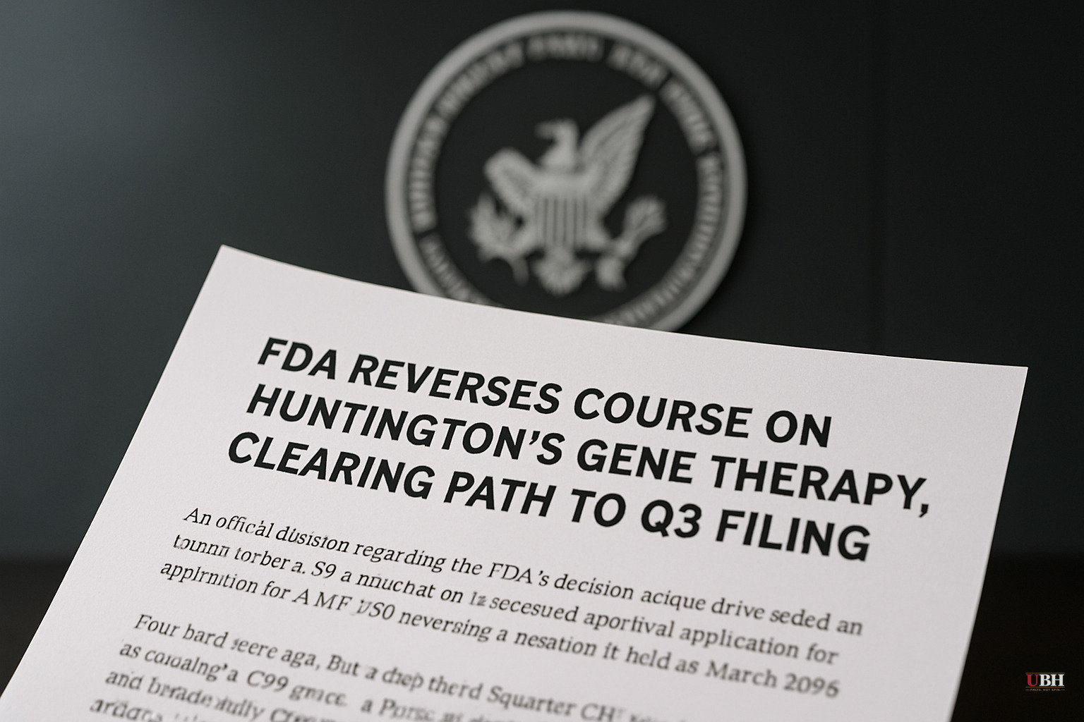 FDA Reverses Course on uniQure Huntington's Gene Therapy, Clearing Path to Q3 Filing