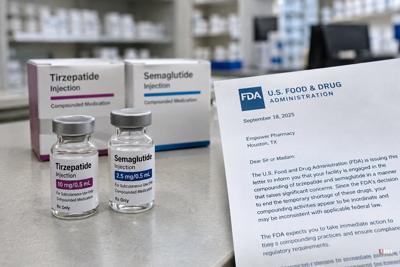 FDA Warns Empower Pharmacy Over 'Inordinate' Copies of Weight-Loss Drugs as Gallup Puts Compounded GLP-1 Users at 5 Million
