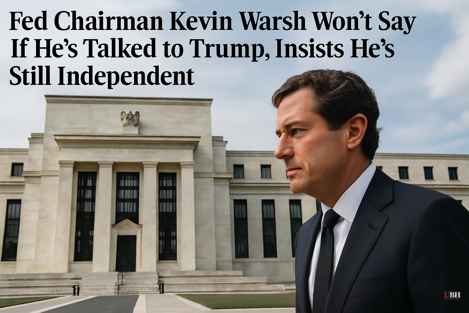 Fed Chairman Kevin Warsh Won't Say If He's Talked to Trump, Insists He's Still Independent