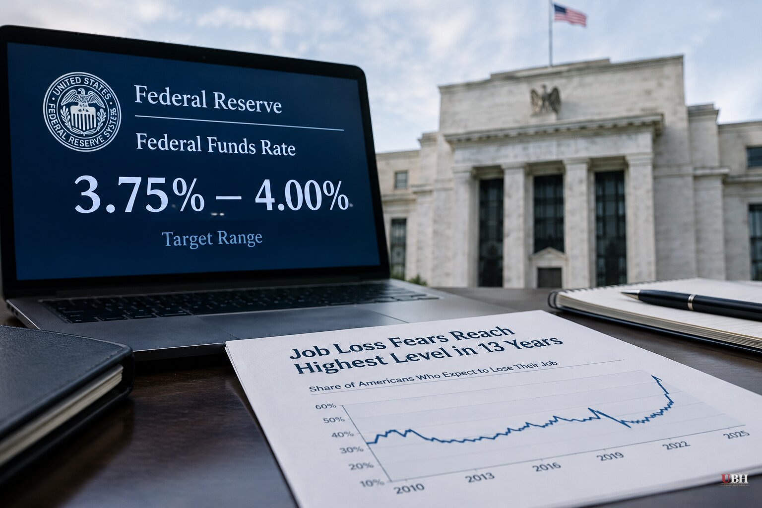Fed Hikes Rates to 3.75%-4.00% as Job Loss Fears Hit Highest Level in 13 Years