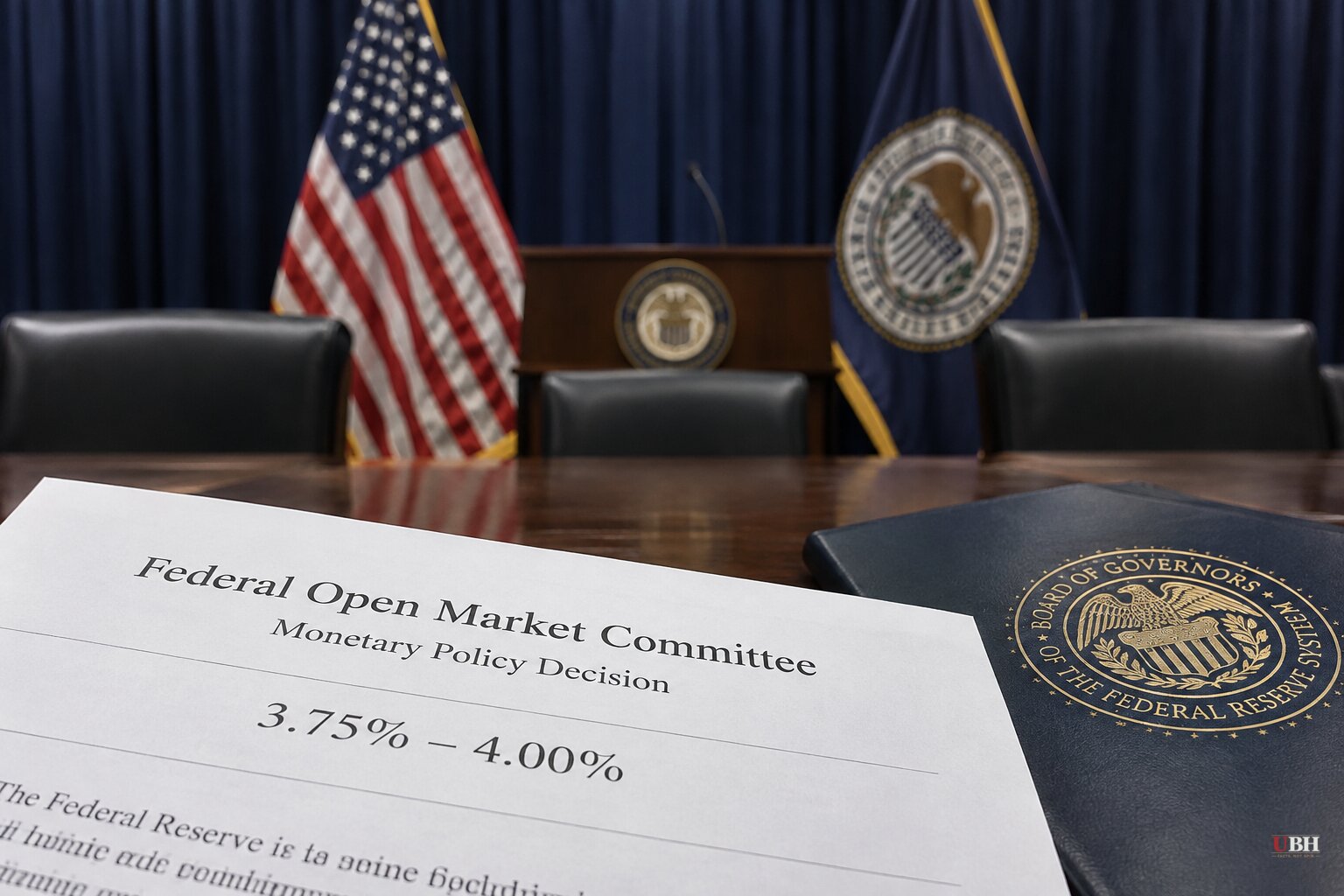 Fed Holds at 3.75%-4.00% With Two Dissents for a Hike. ECB Holds and Signals December Increase