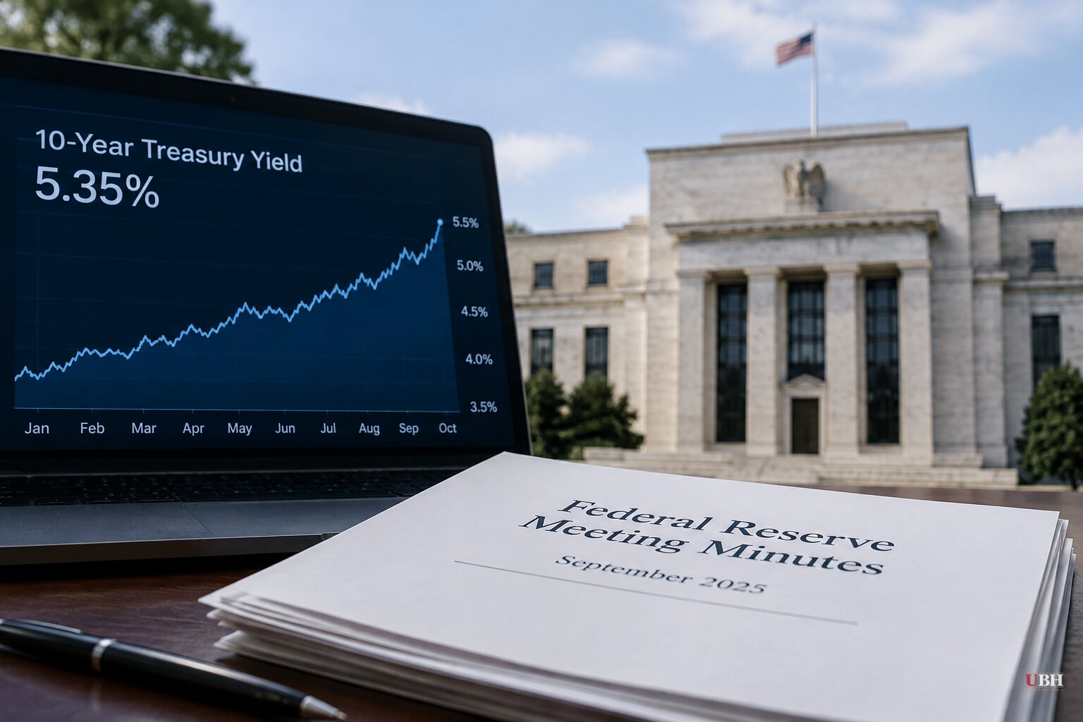 Fed Minutes Cite AI Borrowing as a Factor in Higher Treasury Yields as 10-Year Hits 24-Year High
