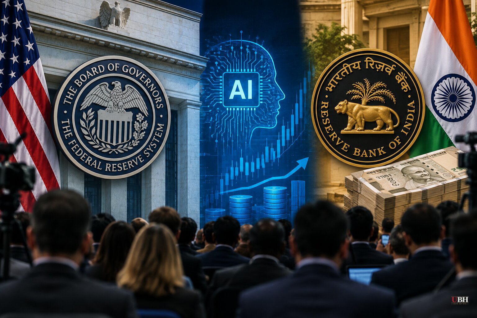 Fed Policymakers Split Three Ways on AI and Inflation as RBI Finalizes $143.6 Billion Dollar Haul