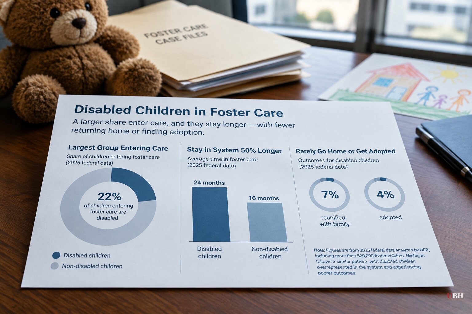 Federal Data Shows Disabled Foster Kids Stay in System 50% Longer, Rarely Go Home or Get Adopted