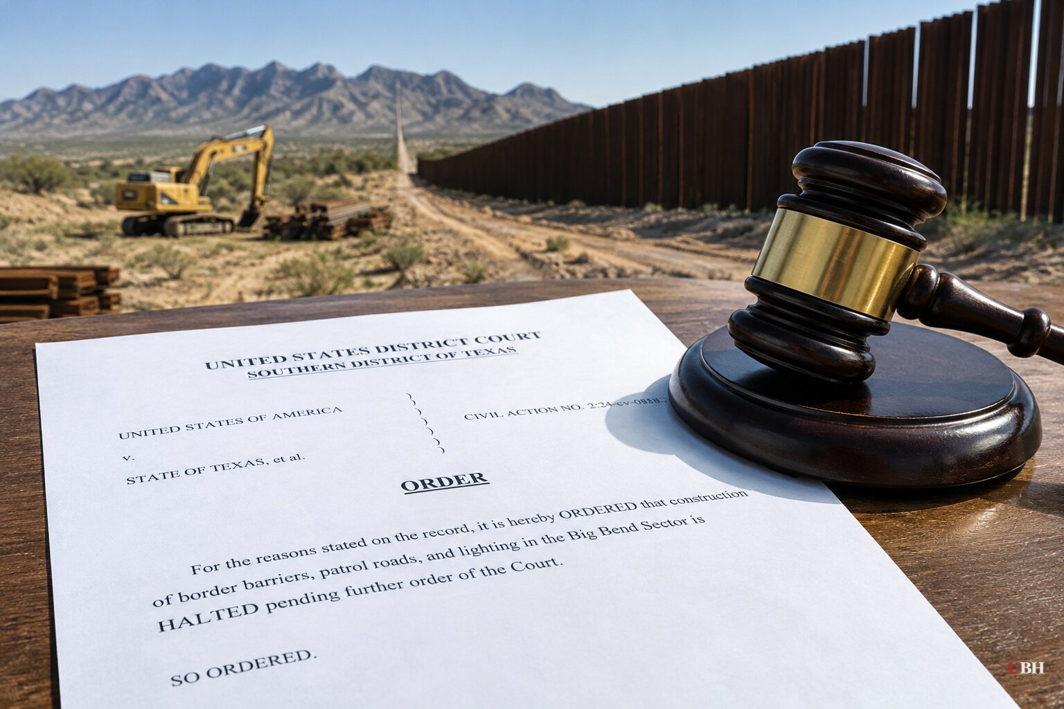 Federal Judge Halts Border Barrier Construction in Texas' Big Bend Sector as Landowners Resist