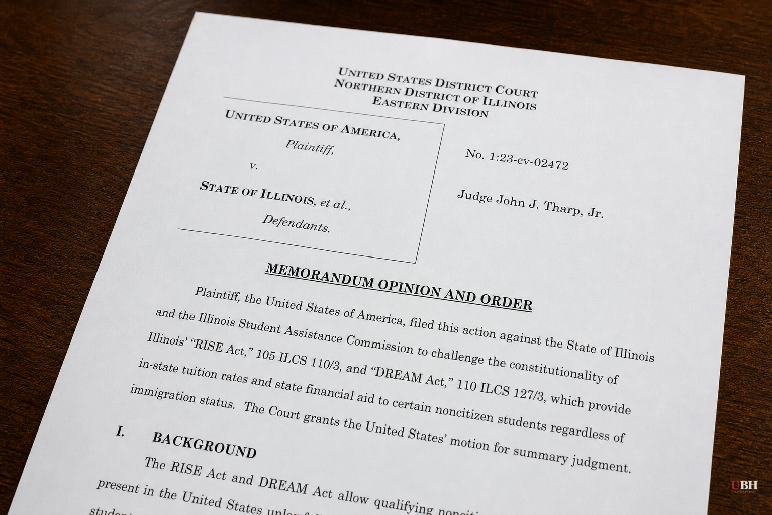 Federal Judge Strikes Down Illinois In-State Tuition Benefits for Illegal Immigrants