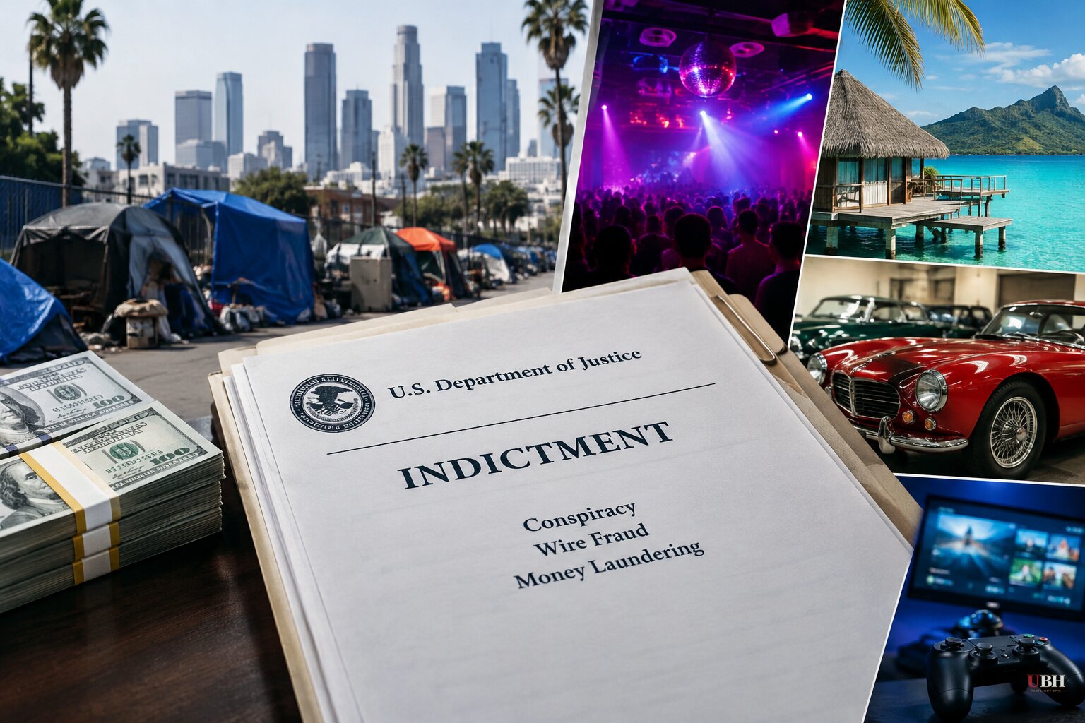 Feds Charge Three in $12 Million LA Homelessness Fraud, Money Allegedly Spent on Nightclub, Tahiti Trip and Vintage Cars
