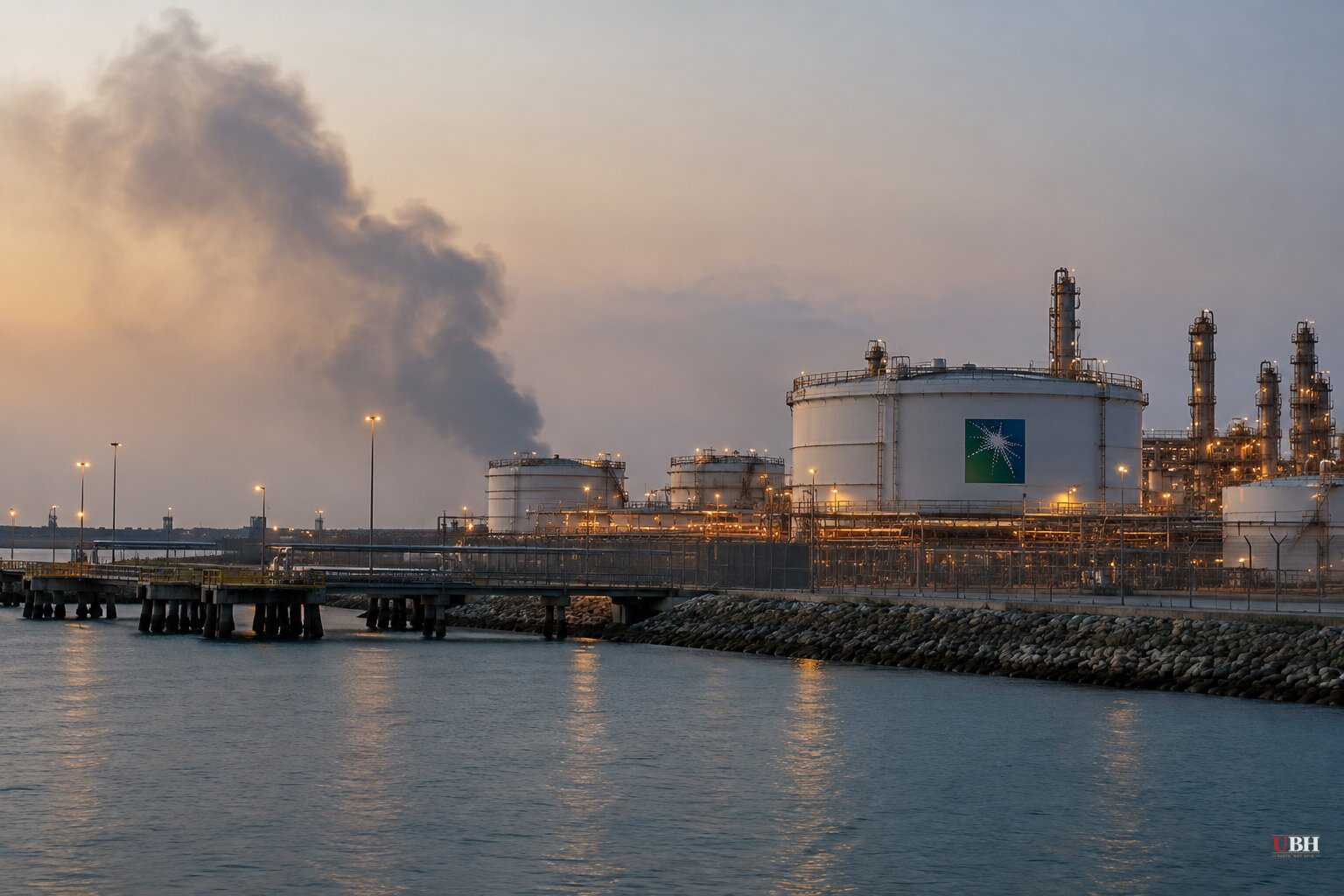Fire Near Saudi Ras Tanura Oil Terminal Contained as Missile Attacks Continue; Brent at $116.50