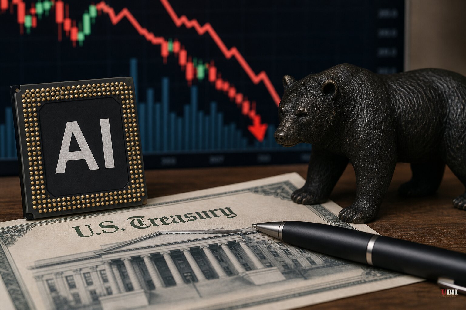Fitch Ratings Warns AI Stock Valuations Are a Top Risk for a US Recession, as Bond Yields Flash Inflation Warnings