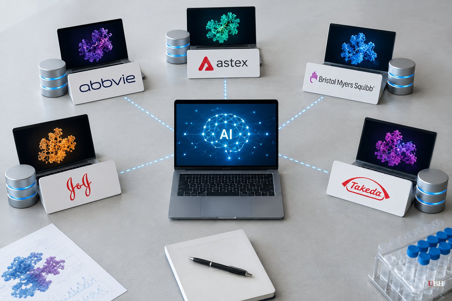 Five Drug Giants Trained One AI Model Without Sharing a Single Protein File