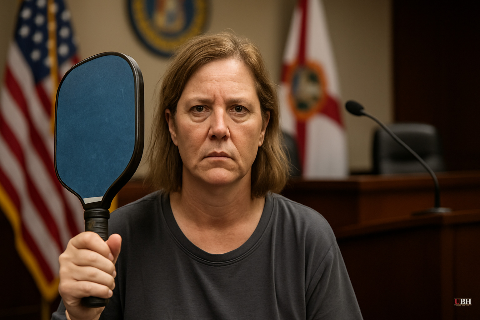 Florida Mother Charged with Felony Battery After Hitting Man with Pickleball Paddle During Court Dispute