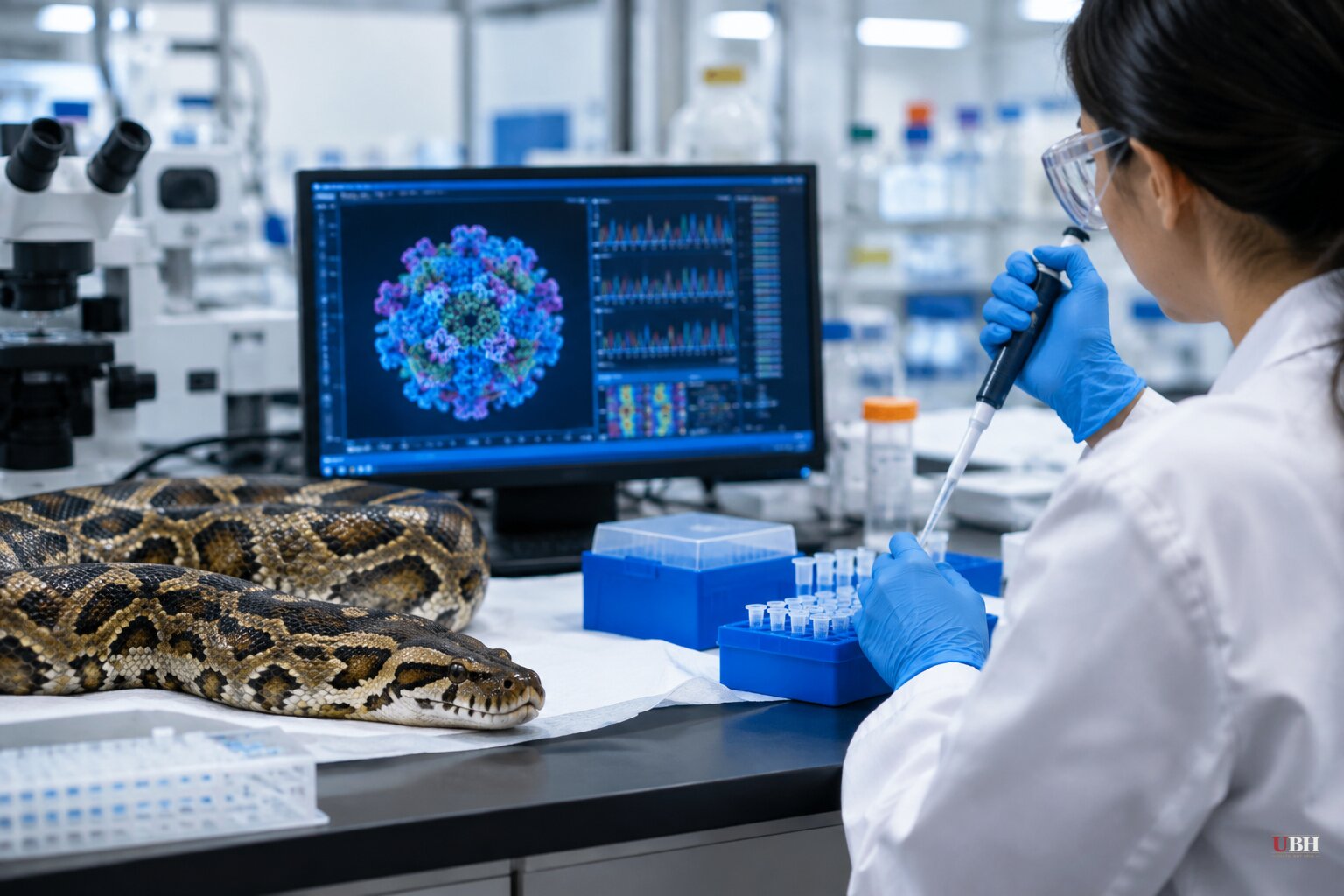 Florida's Invasive Burmese Pythons Carrying Three Newly Identified RNA Viruses, Study Finds