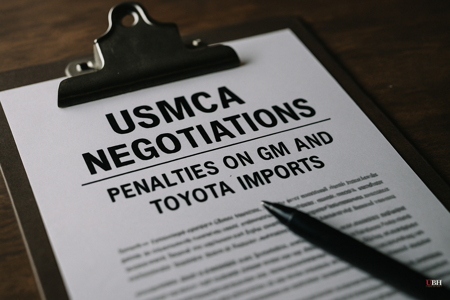 Ford CEO Demands Penalty Structure Targeting GM and Toyota Imports as USMCA Talks Resume