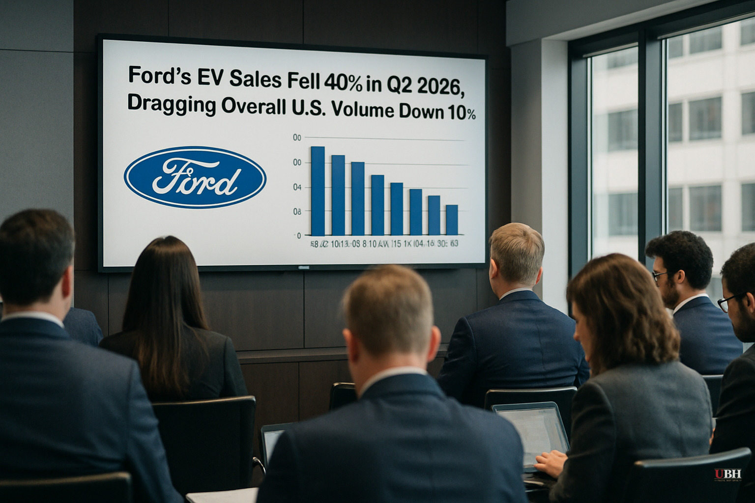 Ford's EV Sales Fell 40% in Q2 2026, Dragging Overall U.S. Volume Down 10%