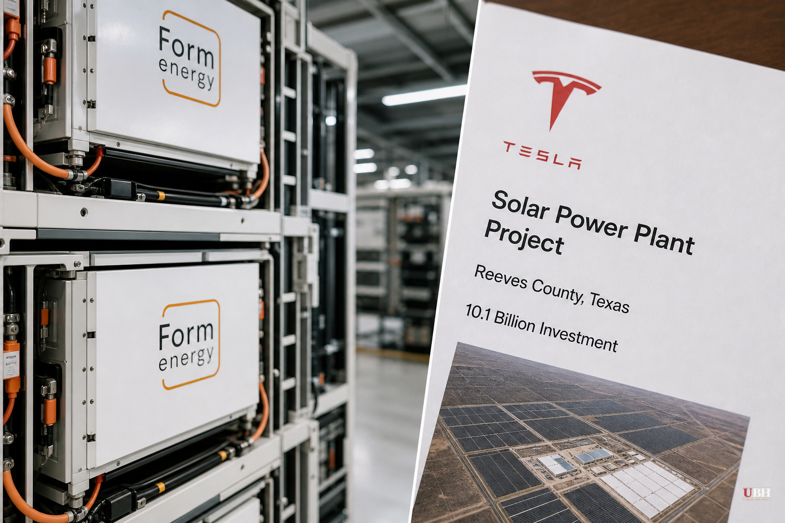 Form Energy Raises $750 Million as Tesla Files $10.1 Billion Solar Plant Plan in Texas