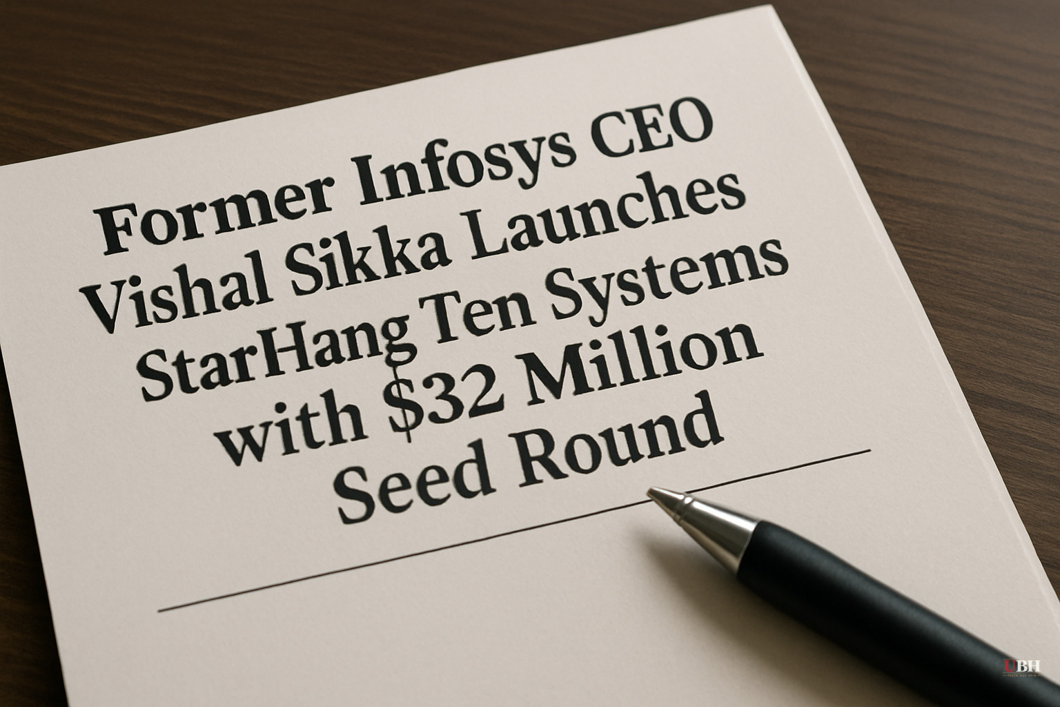 Former Infosys CEO Vishal Sikka Launches AI Services Startup Hang Ten Systems with $32 Million Seed Round