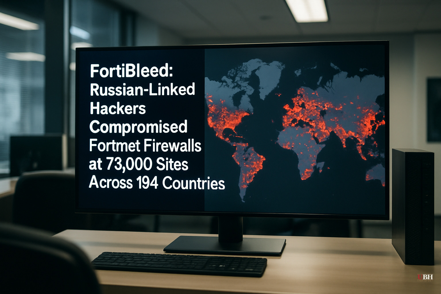 FortiBleed: Russian-Linked Hackers Compromised Fortinet Firewalls at 73,000 Sites Across 194 Countries