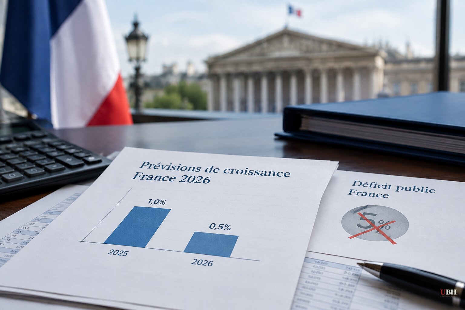 France Cuts 2026 Growth Forecast to 0.5%, Admits Deficit Target Is Out of Reach