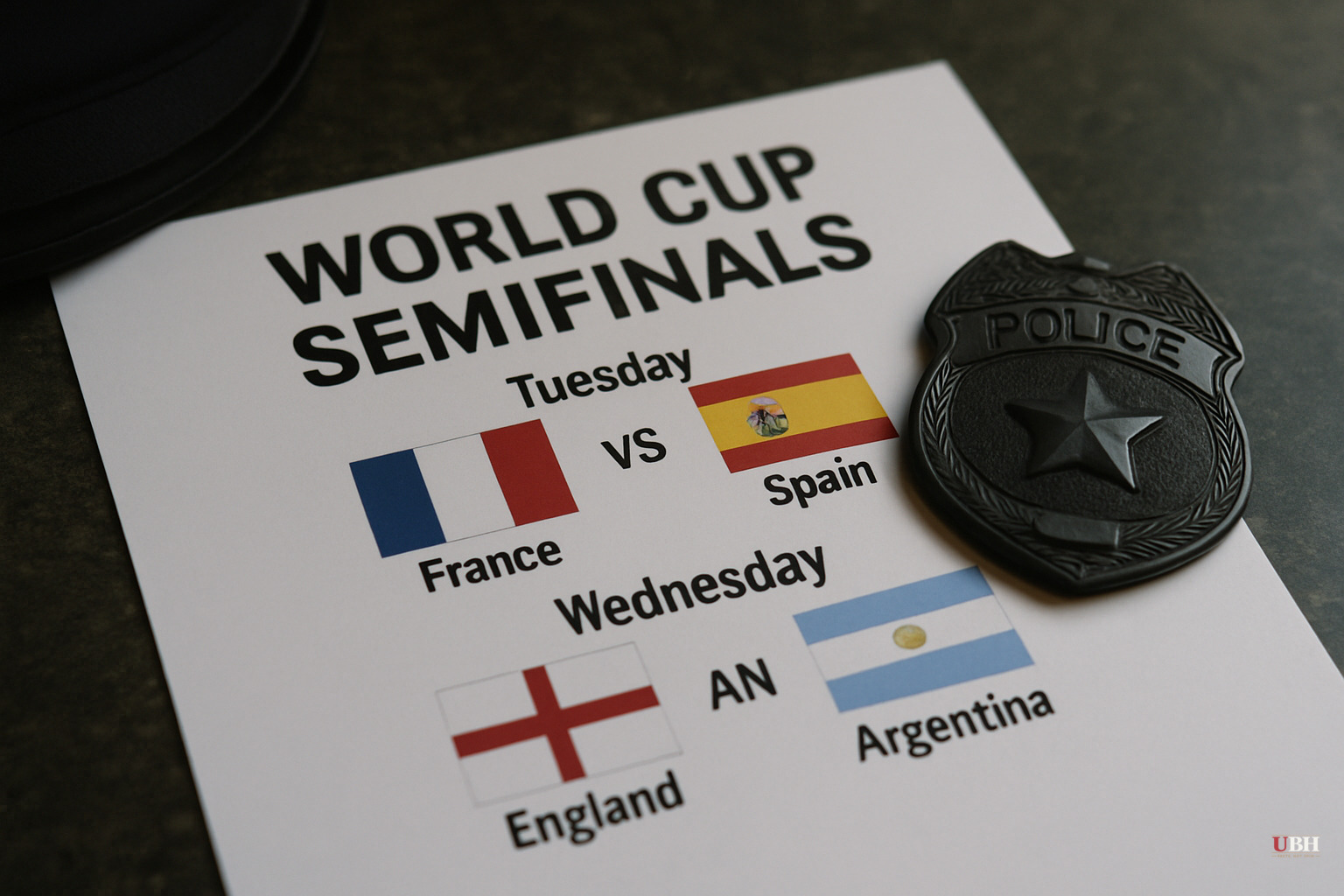France Meets Spain Tuesday, England-Argentina Follows Wednesday With Atlanta on Security Footing