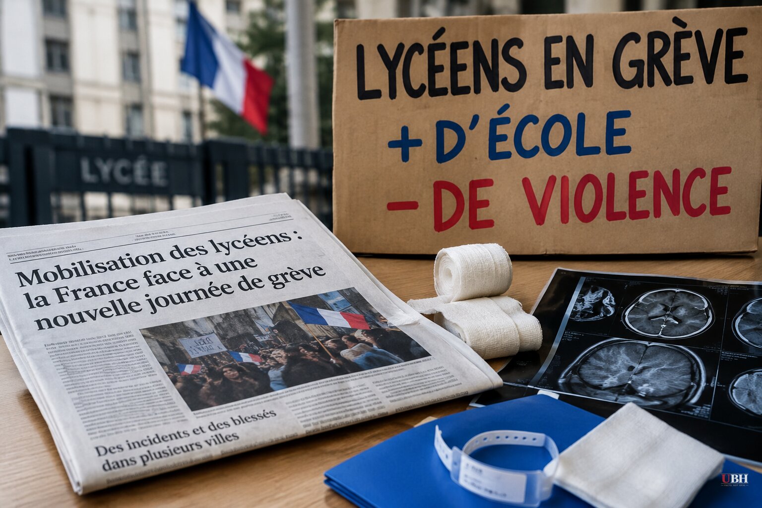 French Teen's Hand Blown Off in Protest Clash, Second Student Loses Eyesight, as Nationwide School Protest Day Looms Tuesday