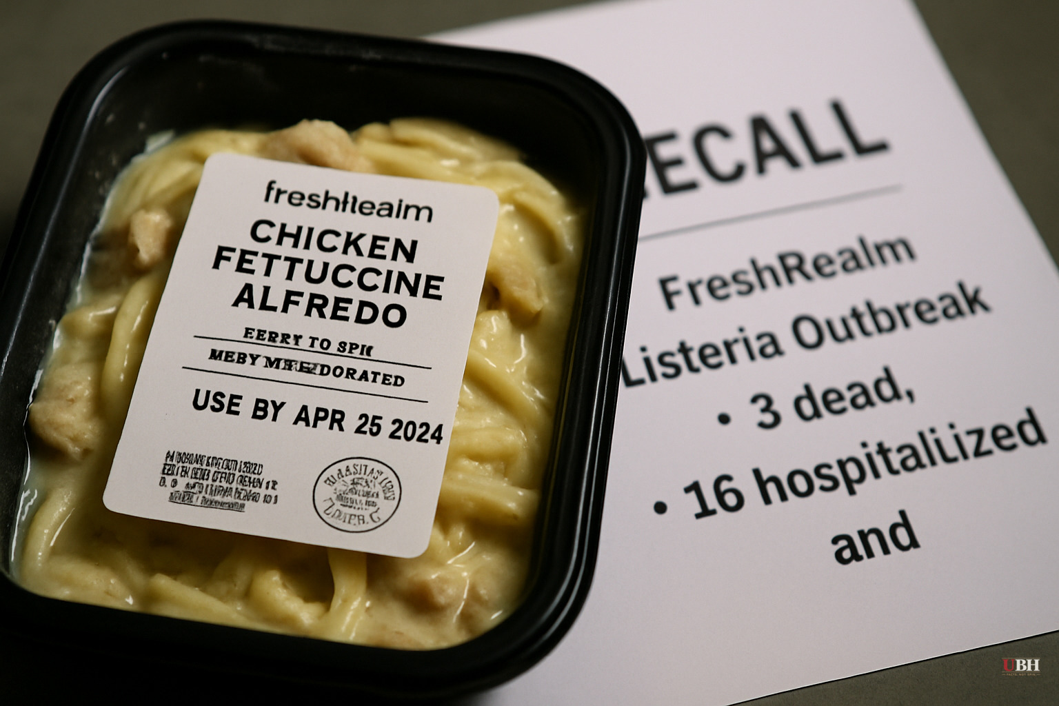 FreshRealm Chicken Alfredo Recall: 3 Dead, 16 Hospitalized in Listeria Outbreak Linked to Walmart and Kroger Products