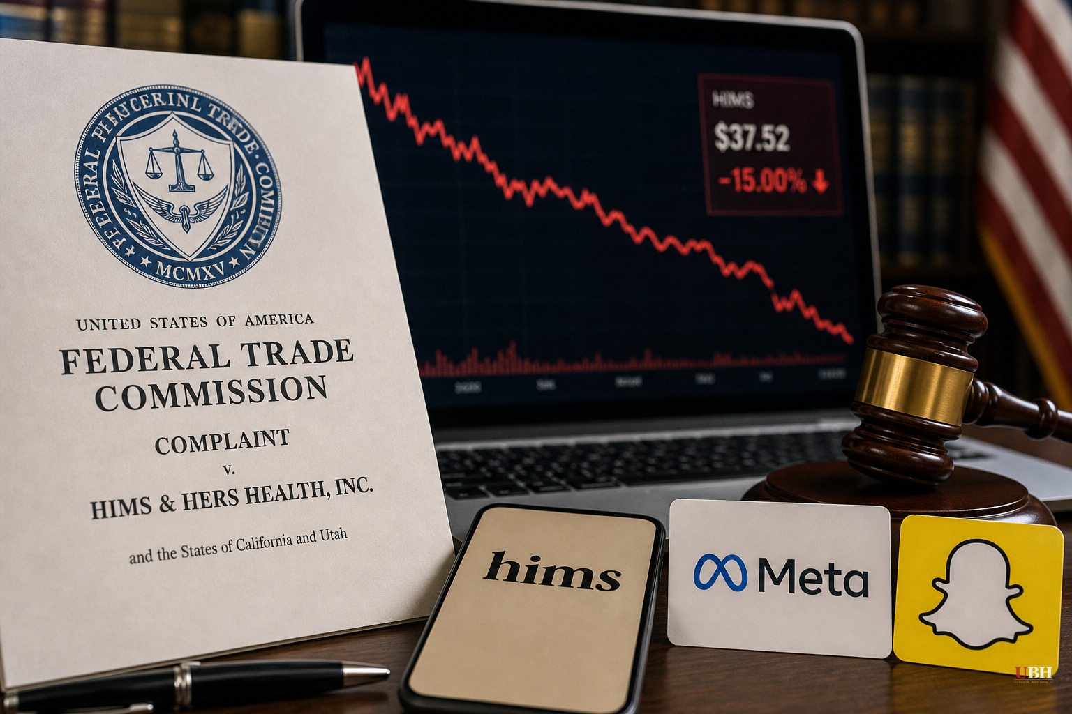FTC Sues Hims & Hers Over Health Data Sharing With Meta and Snap, Stock Drops 15%