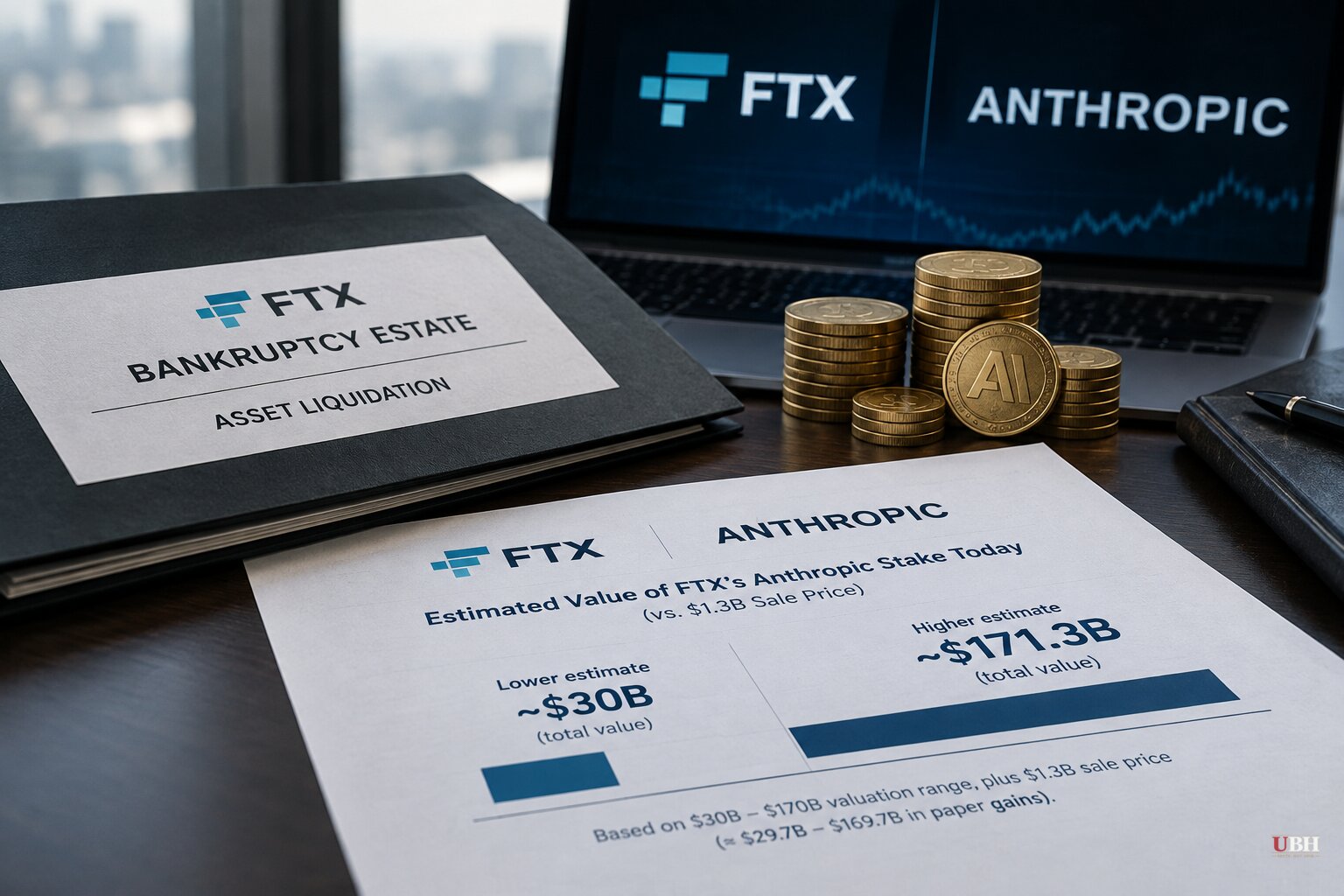 FTX Sold Its Anthropic Stake for $1.3 Billion. Estimates of What It Would Be Worth Today Range from $30 Billion to $170 Billion
