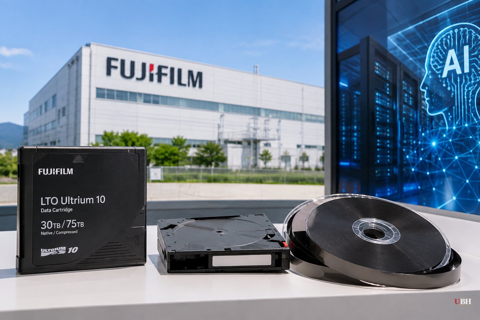 Fujifilm to Spend ¥10 Billion to Quintuple Magnetic Tape Capacity, Citing AI Data Demand