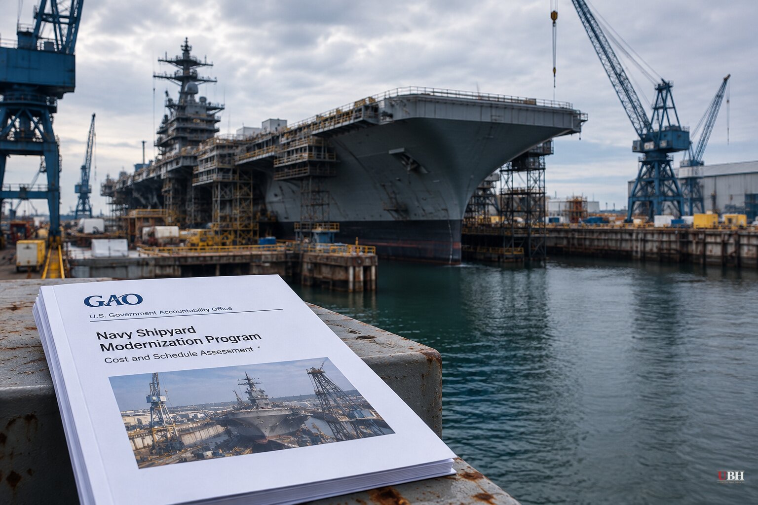GAO: Navy Shipyard Overhaul Cost Jumps From $21 Billion to Over $200 Billion, Timeline Stretches Past 2080
